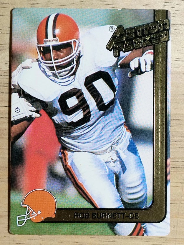 1991 Action Packed #41 Rob Burnett RC