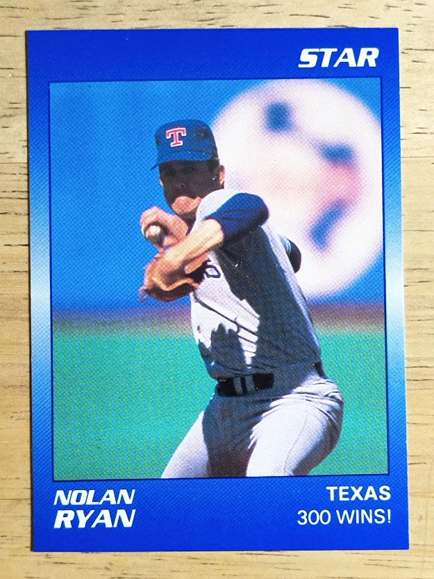 1990 Star Ryan #8 Nolan Ryan/300 Wins