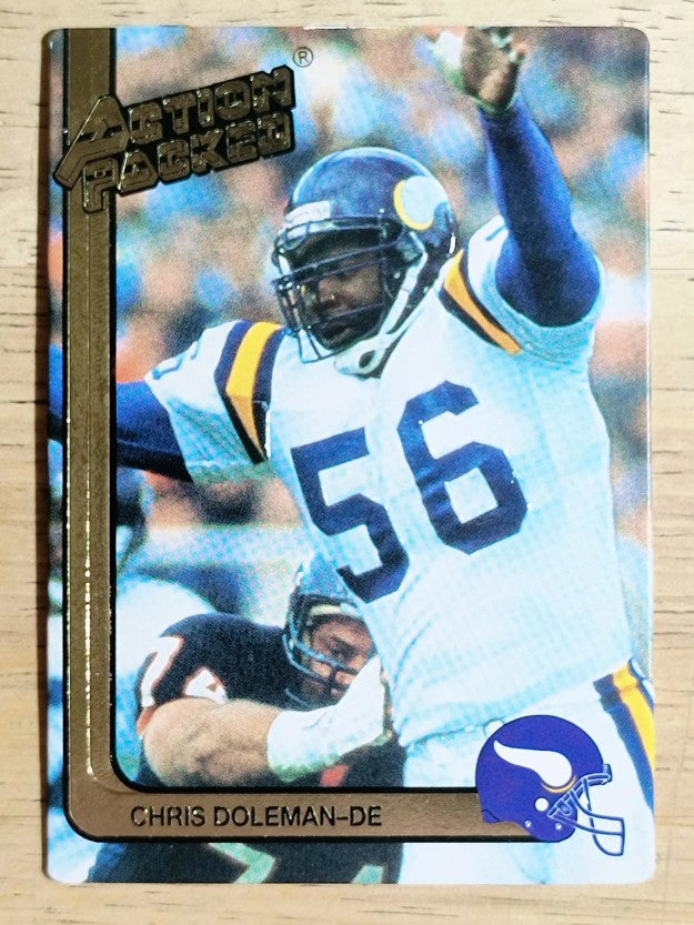 1991 Action Packed #153 Chris Doleman