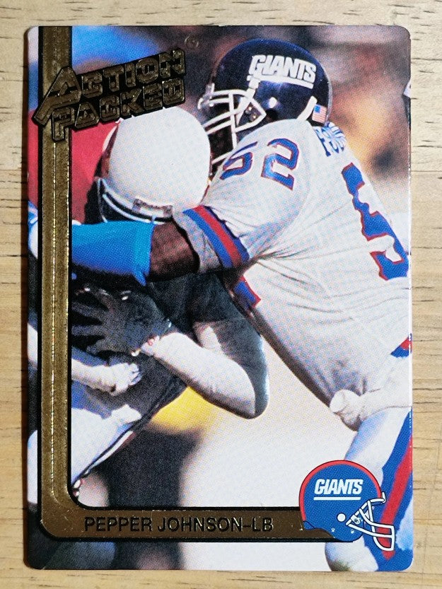 1991 Action Packed #184 Pepper Johnson