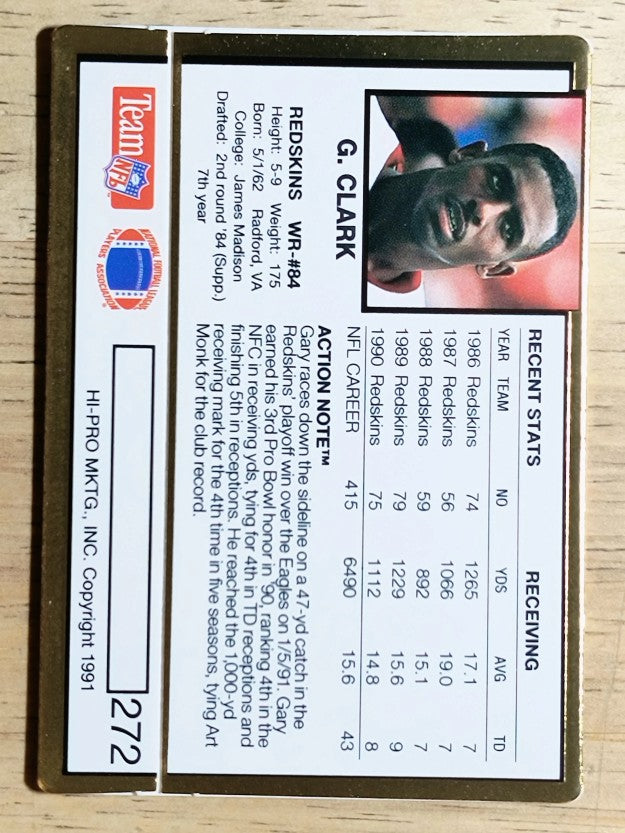 1991 Action Packed #272 Gary Clark