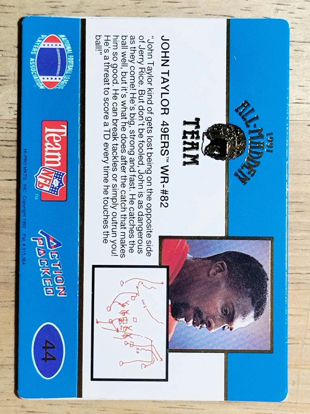 1991 Action Packed All-Madden #44 John Taylor