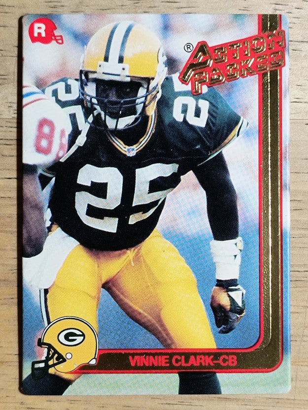 1991 Action Packed Rookie Update #14 Vinnie Clark RC