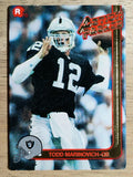 1991 Action Packed Rookie Update #18 Todd Marinovich RC