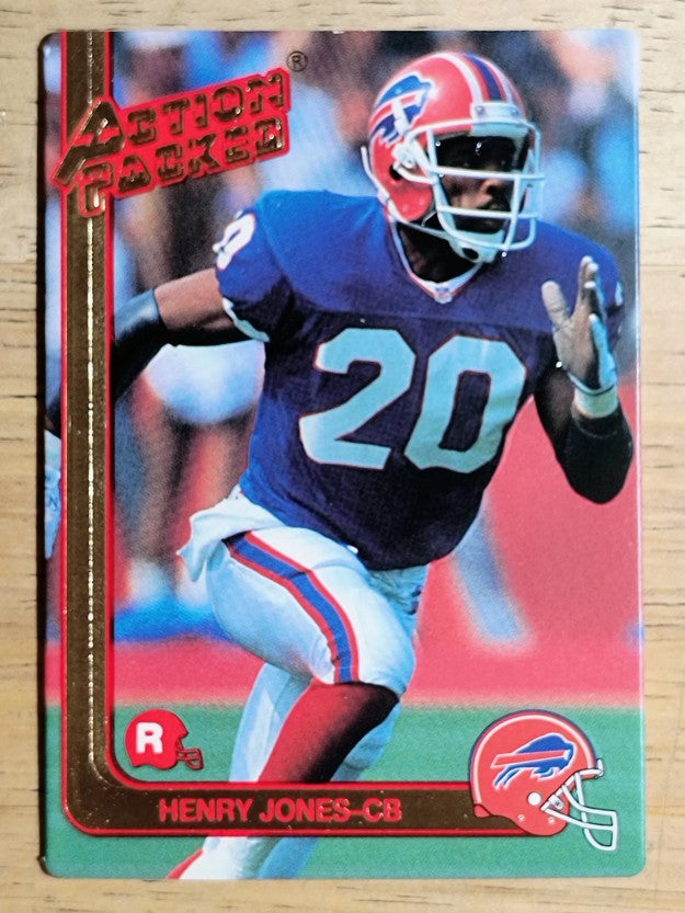 1991 Action Packed Rookie Update #38 Henry Jones RC
