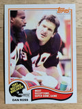 1982 Topps #6 Dan Ross RB