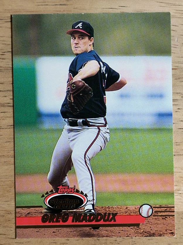 1993 Stadium Club #665 Greg Maddux