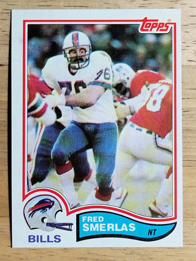1982 Topps #35 Fred Smerlas