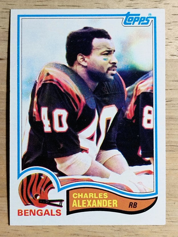 1982 Topps #37 Charles Alexander