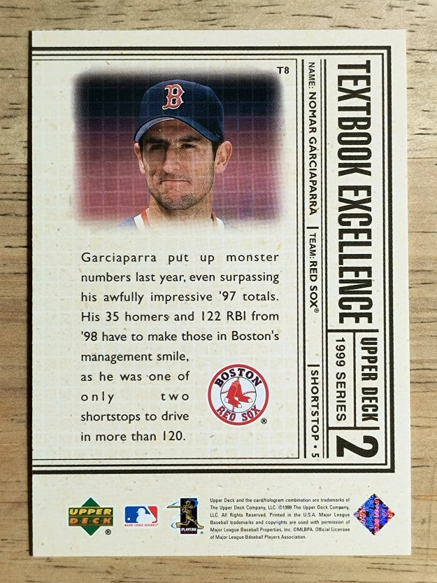 1999 Upper Deck Textbook Excellence #T8 Nomar Garciaparra