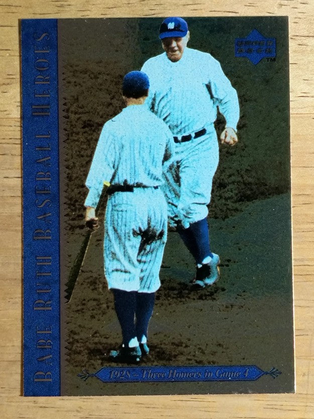 1995 Upper Deck Ruth Heroes #78 Babe Ruth/1928 Three Homers in Game 4