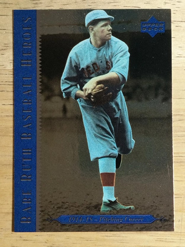 1995 Upper Deck Ruth Heroes #73 Babe Ruth/1914-18 Pitching Career