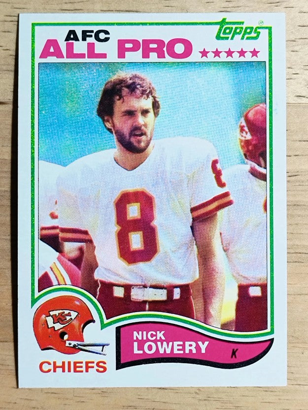 1982 Topps #120 Nick Lowery AP
