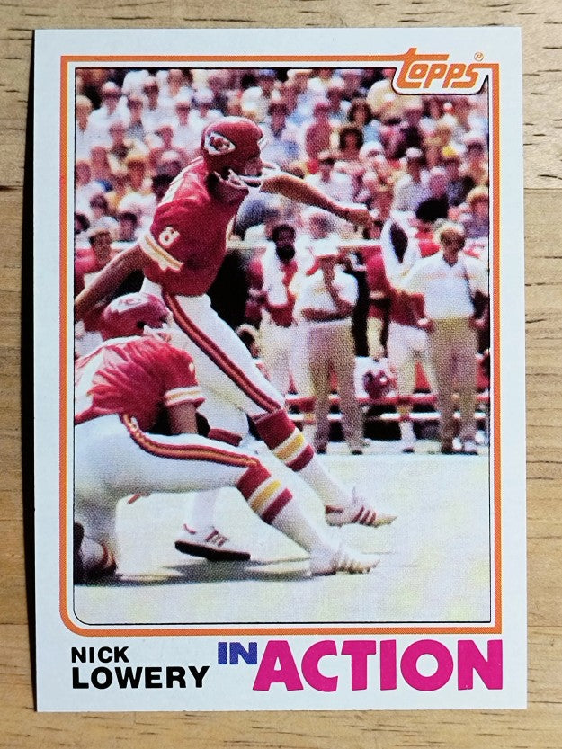 1982 Topps #121 Nick Lowery IA