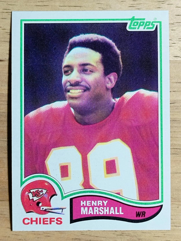 1982 Topps #122 Henry Marshall