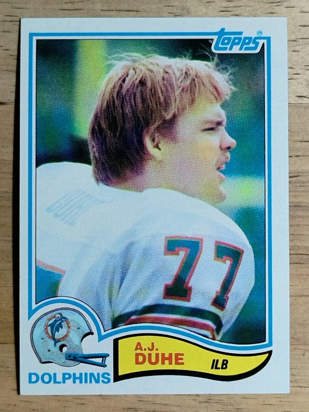1982 Topps #129 A.J. Duhe