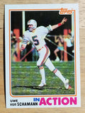 1982 Topps #139 Uwe Von Schamann IA