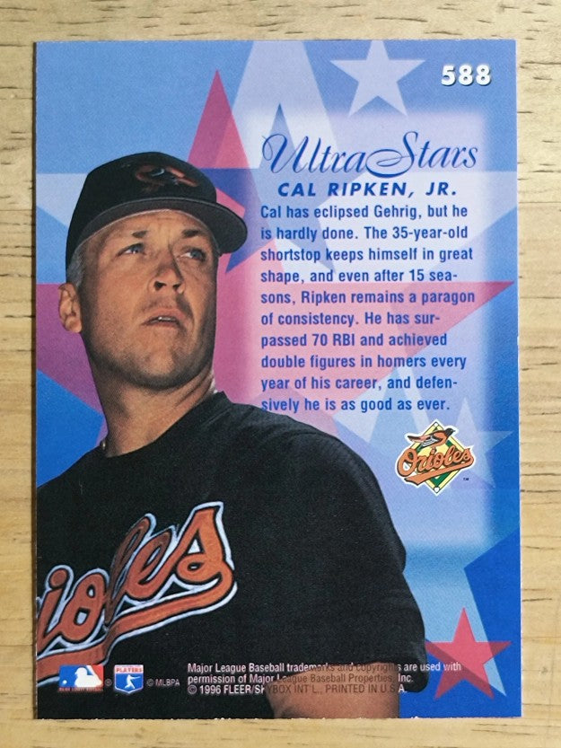 1996 Ultra #588 Cal Ripken STA
