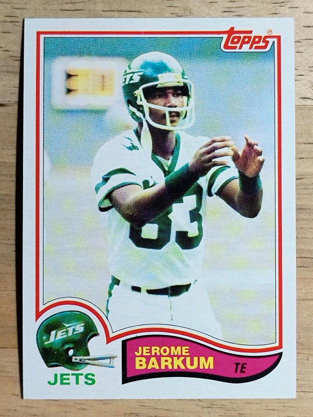 1982 Topps #163 Jerome Barkum