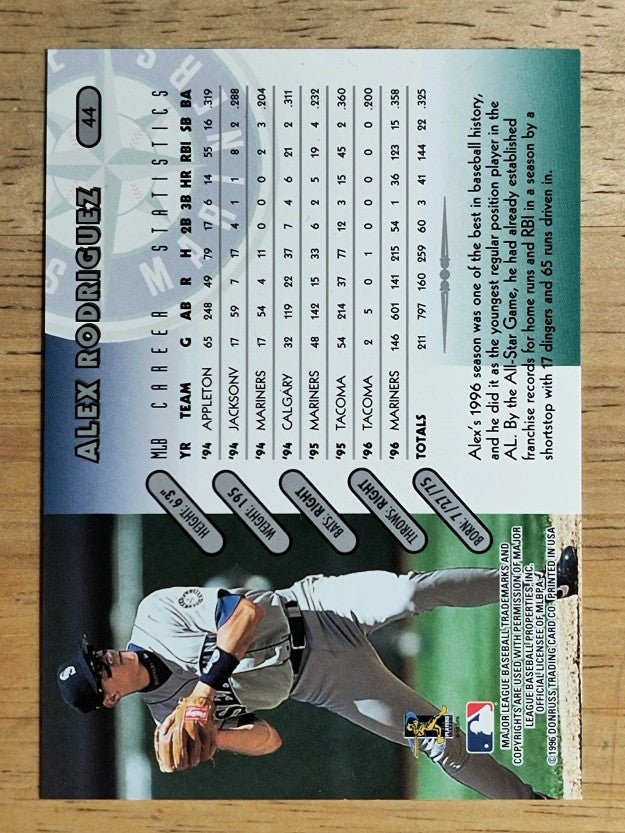 1997 Donruss #44 Alex Rodriguez