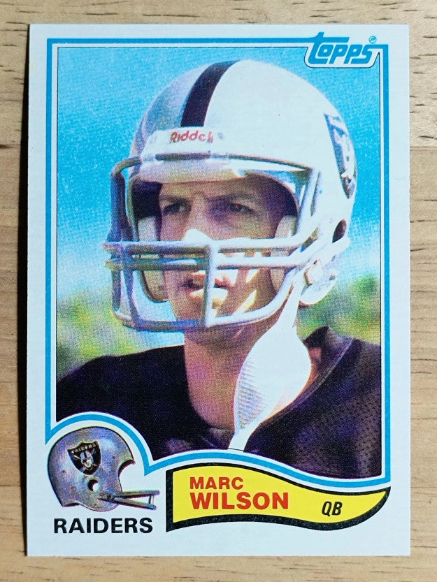 1982 Topps #201 Marc Wilson RC