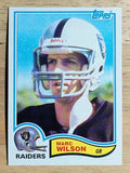 1982 Topps #201 Marc Wilson RC