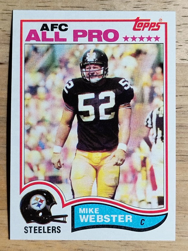 1982 Topps #222 Mike Webster AP