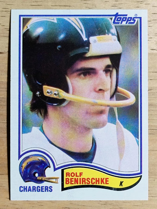 1982 Topps #224 Rolf Benirschke