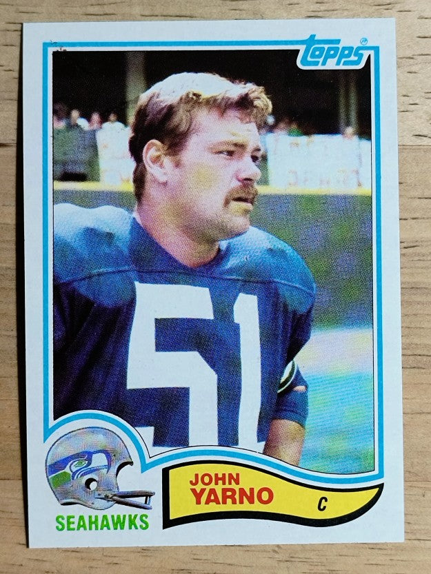 1982 Topps #254 John Yarno