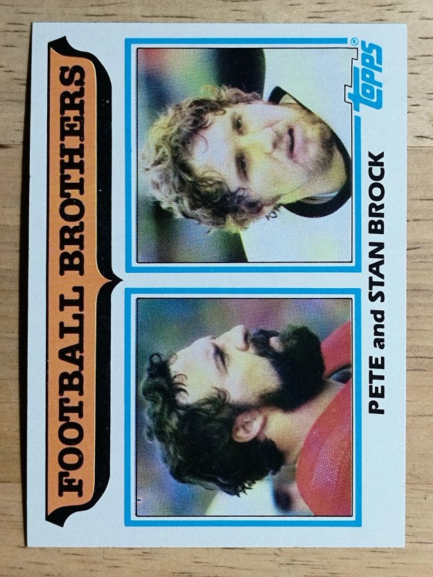 1982 Topps #265 Brothers: Brock/Pete and Stan