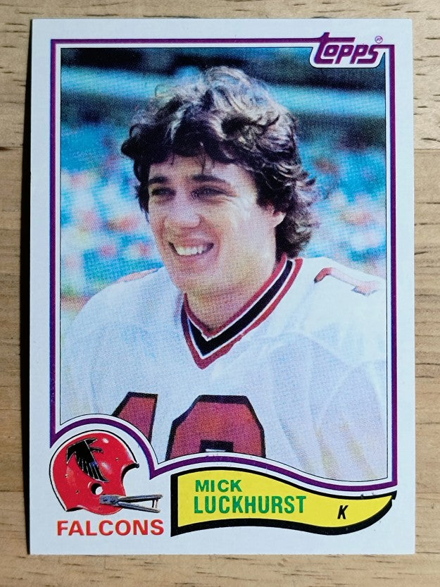 1982 Topps #286 Mick Luckhurst RC