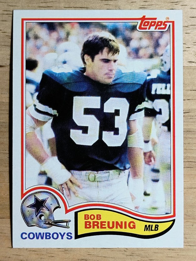 1982 Topps #308 Bob Breunig