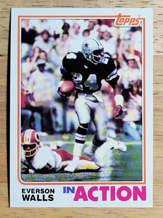 1982 Topps #328 Everson Walls IA