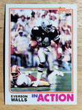 1982 Topps #328 Everson Walls IA