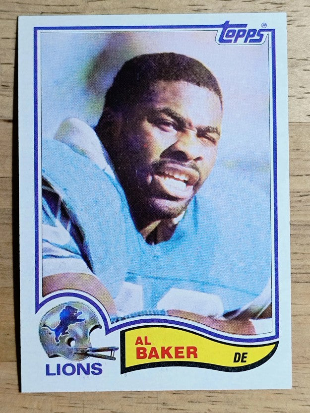 1982 Topps #335 Al(Bubba) Baker