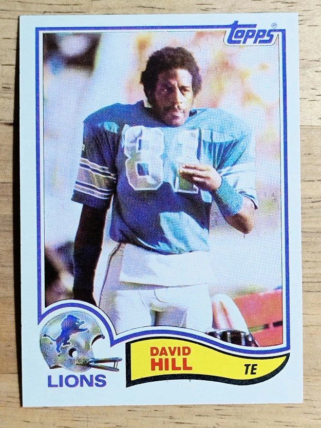 1982 Topps #340 David Hill