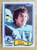 1982 Topps #342 Rick Kane