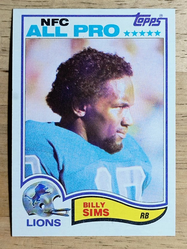1982 Topps #349 Billy Sims AP