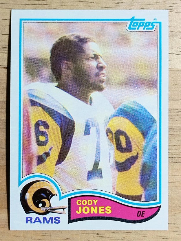 1982 Topps #381 Cody Jones
