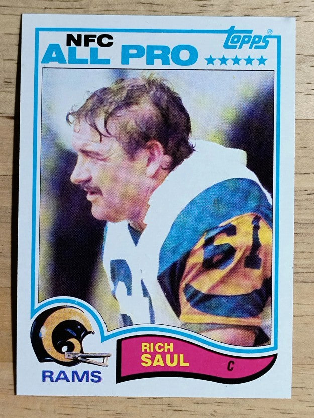 1982 Topps #383 Rich Saul