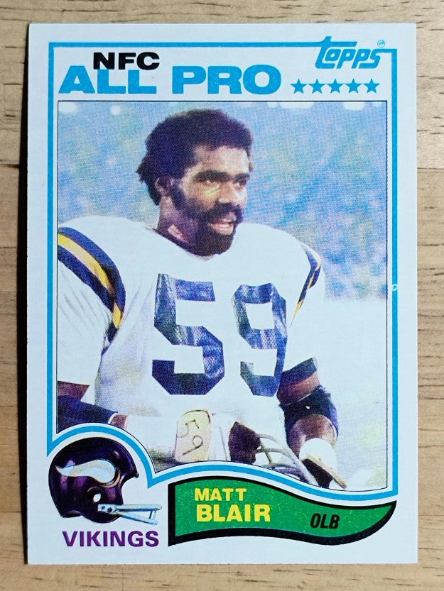 1982 Topps #390 Matt Blair
