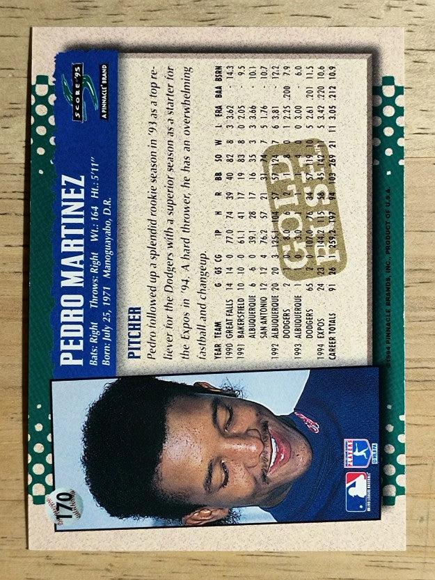 1995 Score Gold Rush #170 Pedro Martinez
