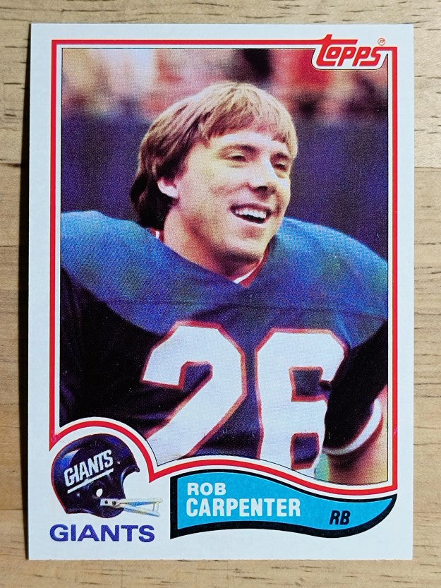 1982 Topps #417 Rob Carpenter