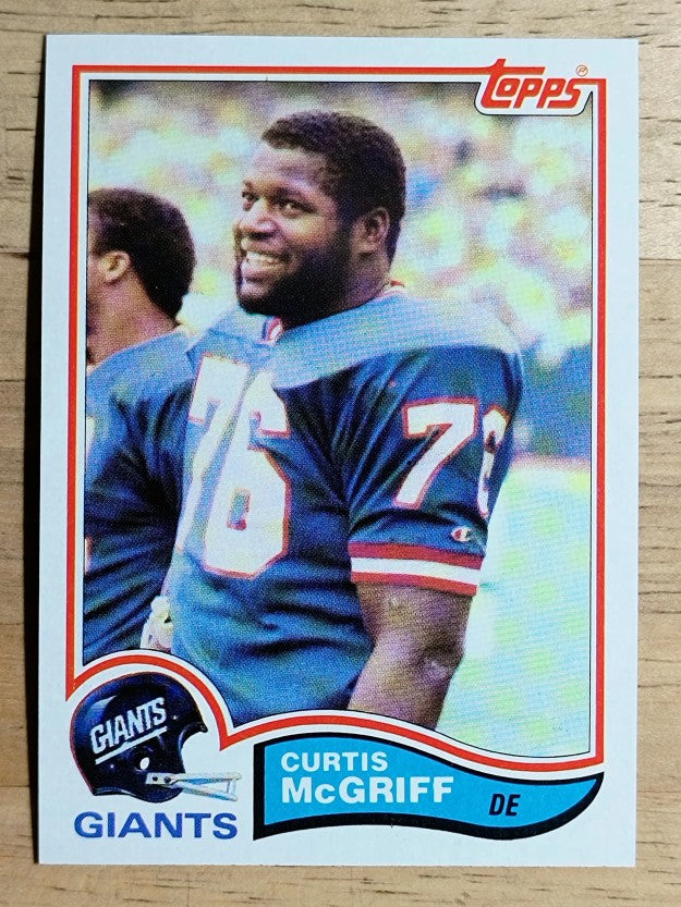 1982 Topps #428 Curtis McGriff