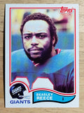 1982 Topps #431 Beasley Reece