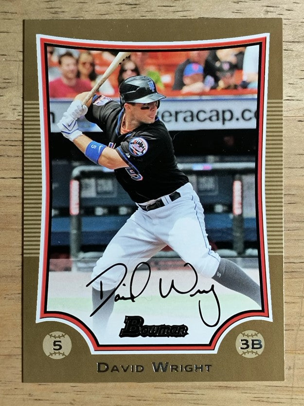 2009 Bowman Gold #1 David Wright