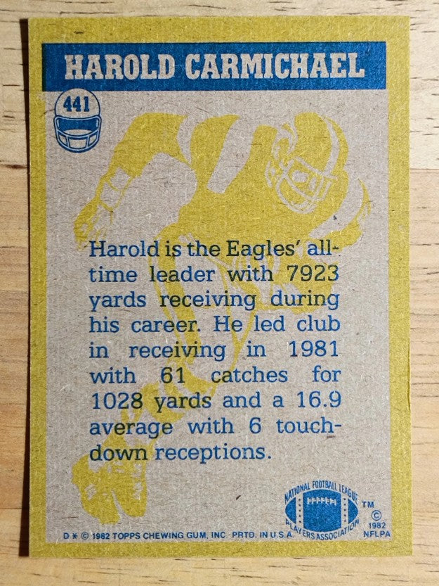1982 Topps #441 Harold Carmichael IA