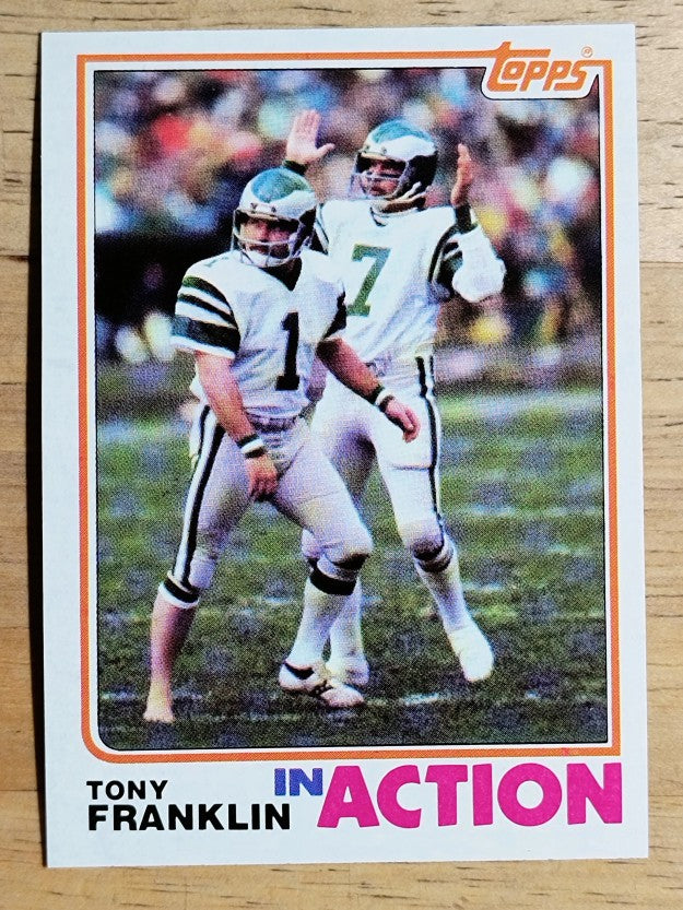 1982 Topps #444 Tony Franklin IA