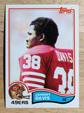 1982 Topps #482 Johnny Davis RC