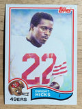 1982 Topps #485 Dwight Hicks RC